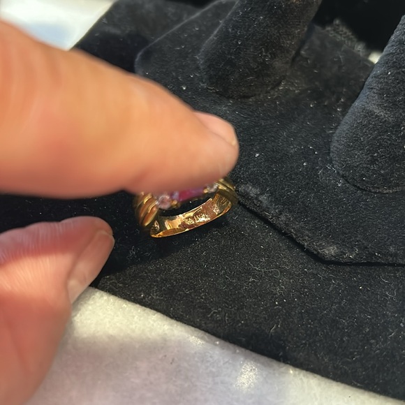 Vintage Talia Light Tanzanite Purple Ring, sz 5-boutique - Picture 6 of 6